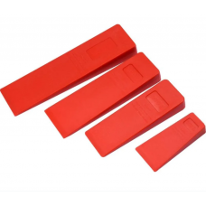 YATO Set 4 pene pentru despicarea lemnului, 300/245/205/136 mm